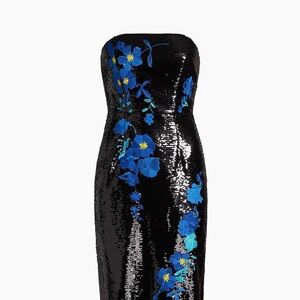 Milly NWT Kait Vines of Floral sequin dress! Size 4!